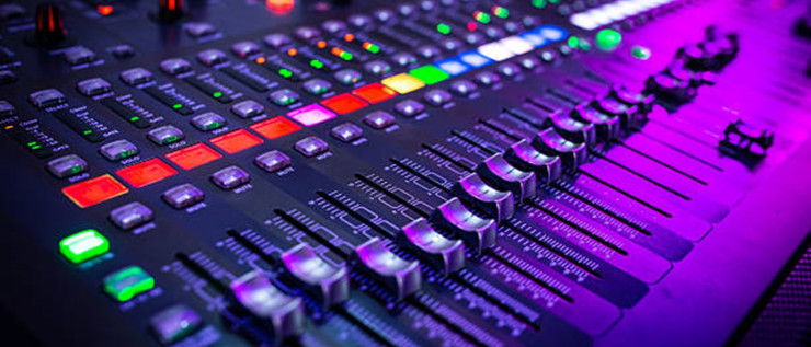 recording studio equipment