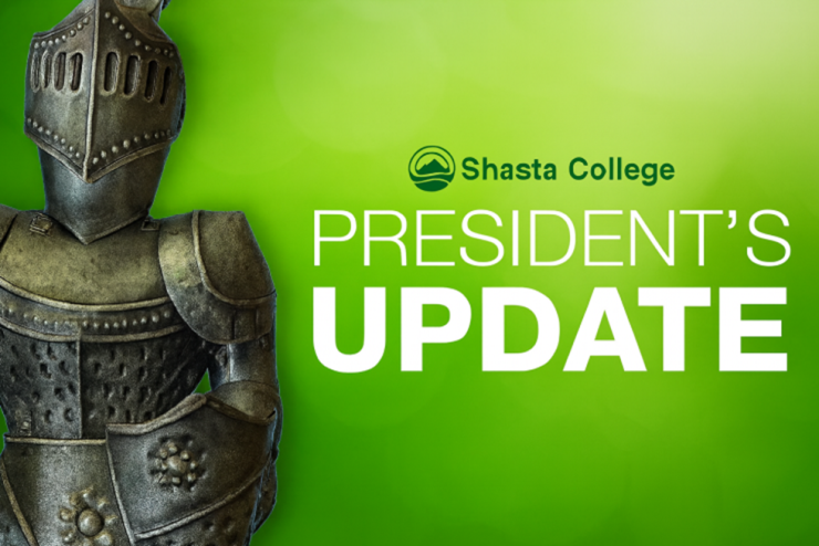 Knight on the left, President's Update verbiage on the right