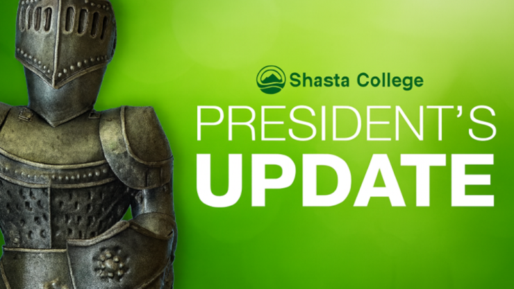 Knight on the left, President's Update verbiage on the right