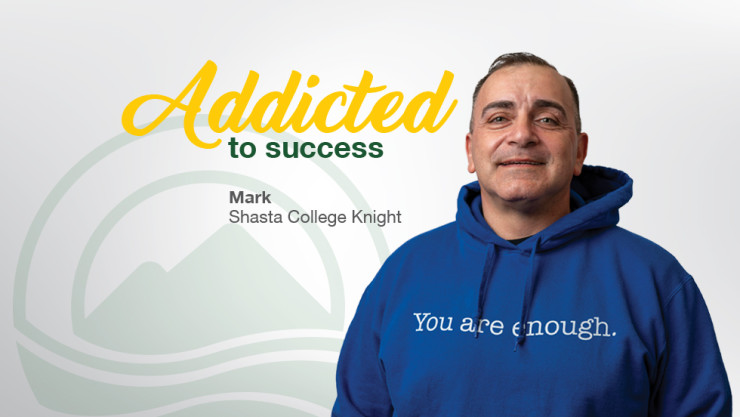 Picture of a student with "Addicted to Success" text