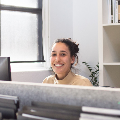 Woman as receptionist