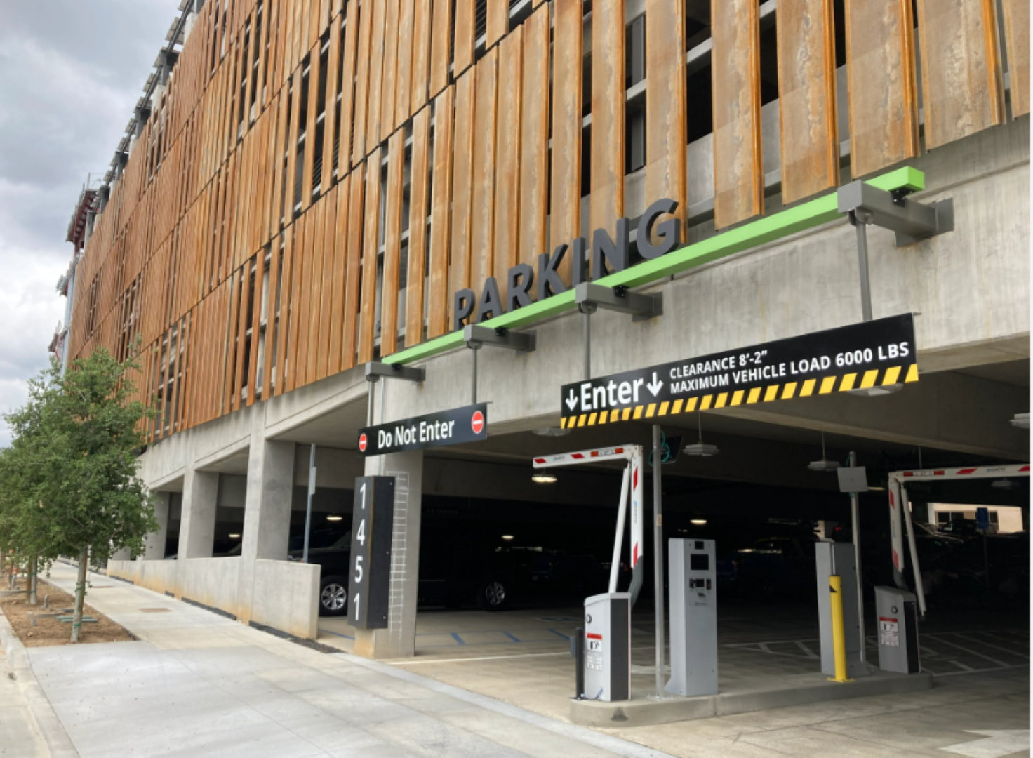 Downtown parking structure image