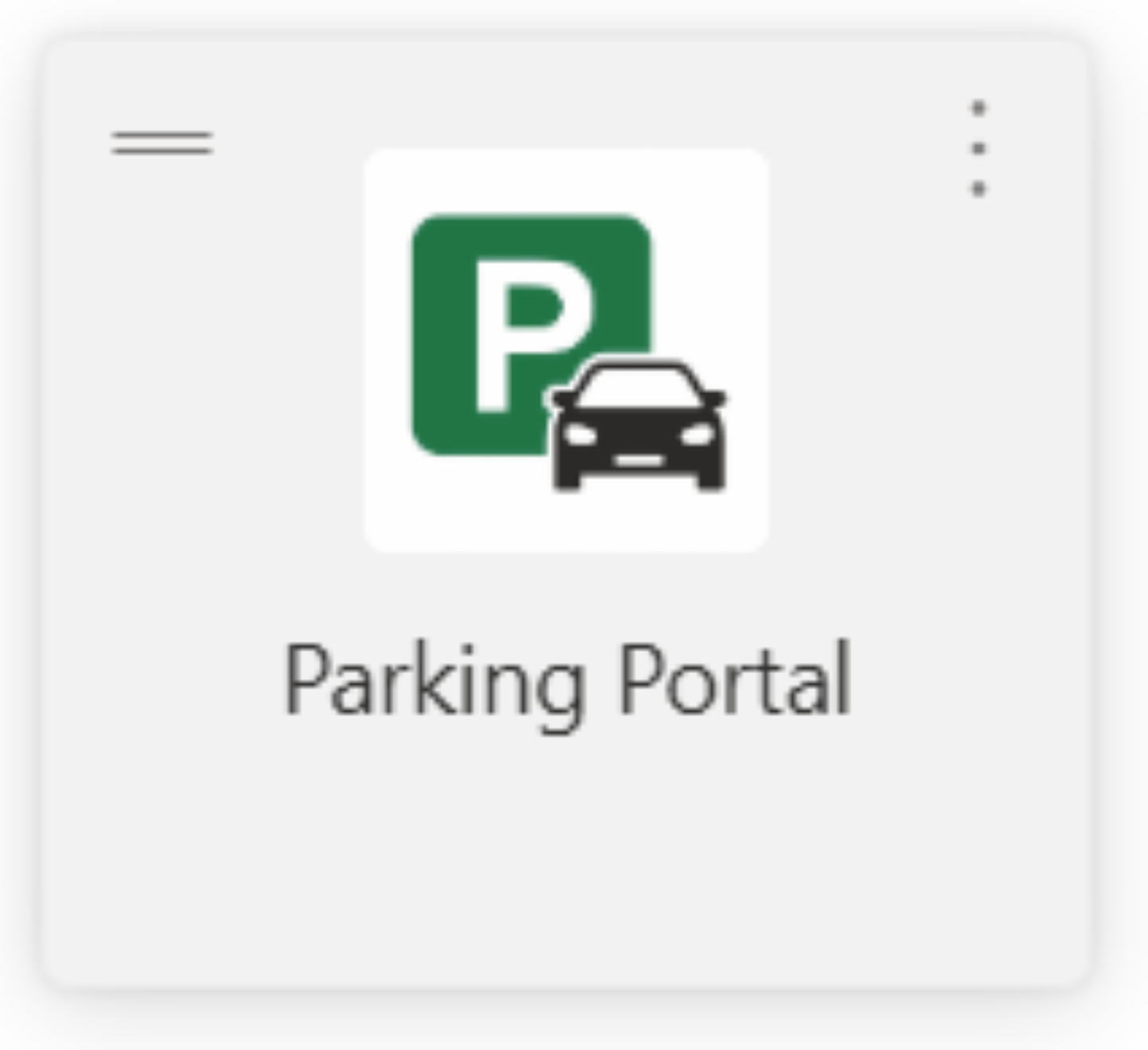 parking portal icon